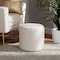 Baxton Studio Tori Modern and Contemporary Ivory Boucle Upholstered Ottoman 220-12870-ZORO - alternate 1